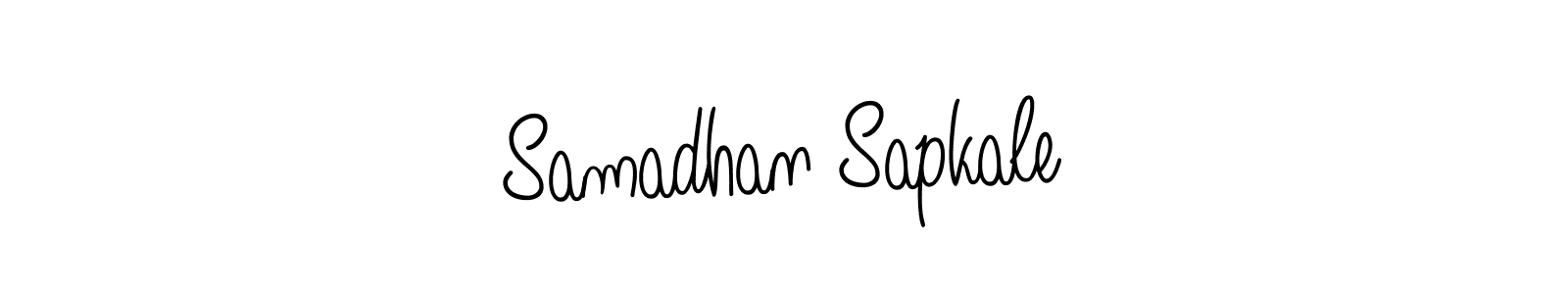 Angelique-Rose-font-FFP is a professional signature style that is perfect for those who want to add a touch of class to their signature. It is also a great choice for those who want to make their signature more unique. Get Samadhan Sapkale name to fancy signature for free. Samadhan Sapkale signature style 5 images and pictures png