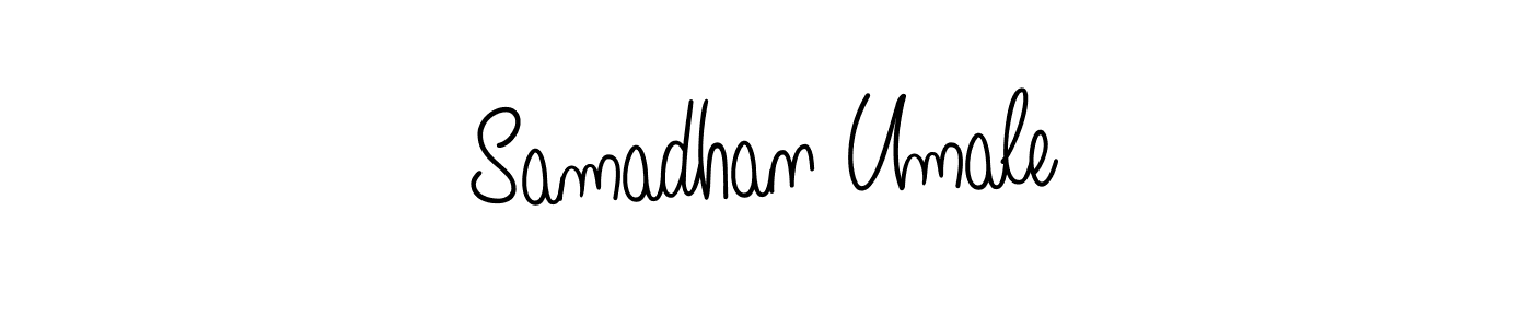 Also You can easily find your signature by using the search form. We will create Samadhan Umale name handwritten signature images for you free of cost using Angelique-Rose-font-FFP sign style. Samadhan Umale signature style 5 images and pictures png