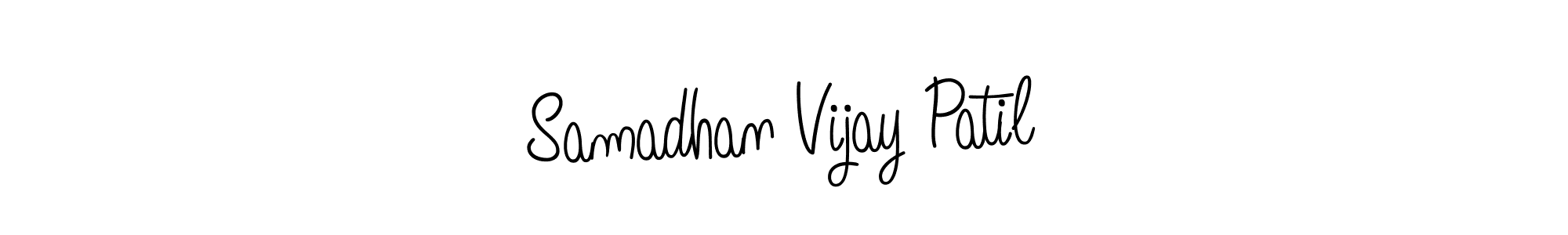 This is the best signature style for the Samadhan Vijay Patil name. Also you like these signature font (Angelique-Rose-font-FFP). Mix name signature. Samadhan Vijay Patil signature style 5 images and pictures png