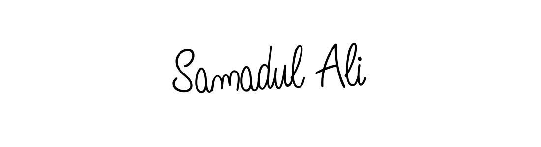 Also You can easily find your signature by using the search form. We will create Samadul Ali name handwritten signature images for you free of cost using Angelique-Rose-font-FFP sign style. Samadul Ali signature style 5 images and pictures png