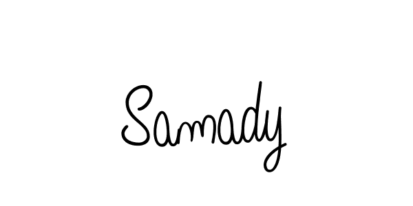 Samady stylish signature style. Best Handwritten Sign (Angelique-Rose-font-FFP) for my name. Handwritten Signature Collection Ideas for my name Samady. Samady signature style 5 images and pictures png
