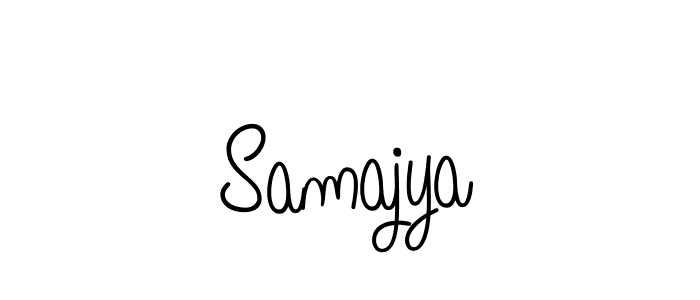 if you are searching for the best signature style for your name Samajya. so please give up your signature search. here we have designed multiple signature styles  using Angelique-Rose-font-FFP. Samajya signature style 5 images and pictures png