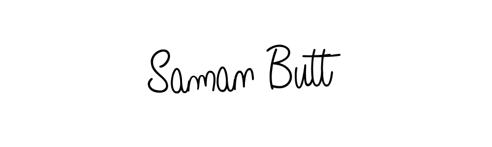 Check out images of Autograph of Saman Butt name. Actor Saman Butt Signature Style. Angelique-Rose-font-FFP is a professional sign style online. Saman Butt signature style 5 images and pictures png