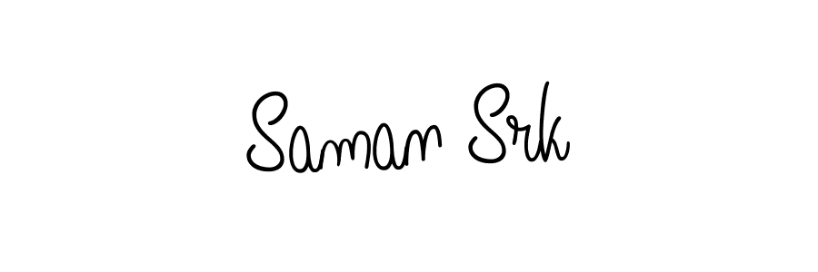 Make a short Saman Srk signature style. Manage your documents anywhere anytime using Angelique-Rose-font-FFP. Create and add eSignatures, submit forms, share and send files easily. Saman Srk signature style 5 images and pictures png