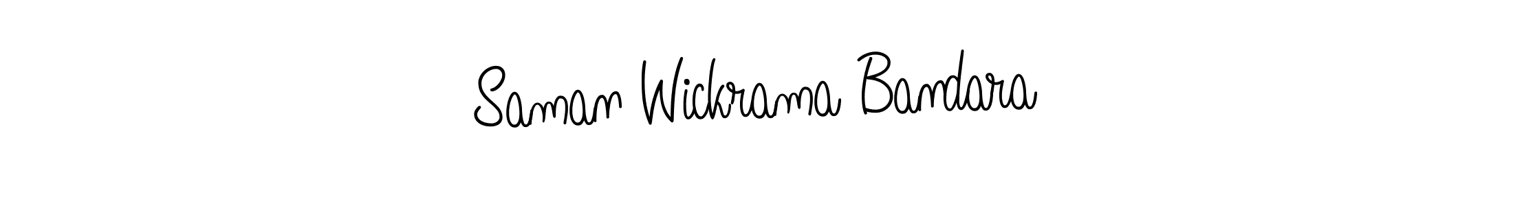 You can use this online signature creator to create a handwritten signature for the name Saman Wickrama Bandara. This is the best online autograph maker. Saman Wickrama Bandara signature style 5 images and pictures png