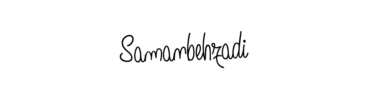 Make a short Samanbehzadi signature style. Manage your documents anywhere anytime using Angelique-Rose-font-FFP. Create and add eSignatures, submit forms, share and send files easily. Samanbehzadi signature style 5 images and pictures png