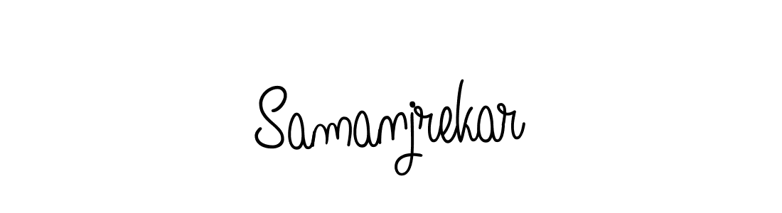 You can use this online signature creator to create a handwritten signature for the name Samanjrekar. This is the best online autograph maker. Samanjrekar signature style 5 images and pictures png