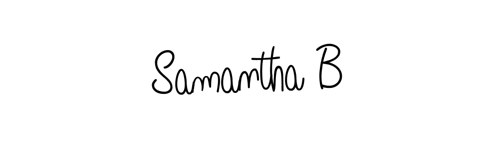 Also we have Samantha B name is the best signature style. Create professional handwritten signature collection using Angelique-Rose-font-FFP autograph style. Samantha B signature style 5 images and pictures png