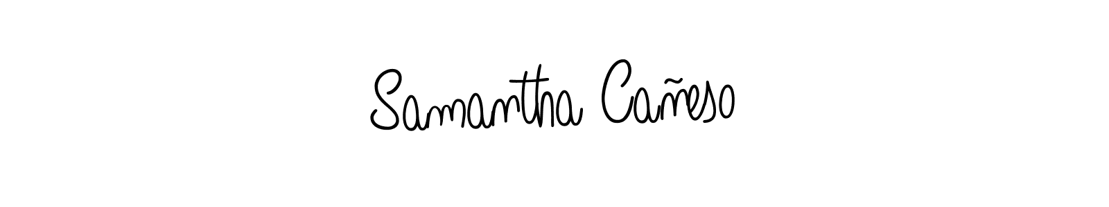 You can use this online signature creator to create a handwritten signature for the name Samantha Cañeso. This is the best online autograph maker. Samantha Cañeso signature style 5 images and pictures png