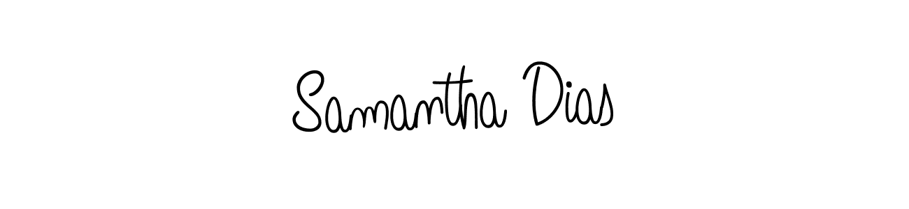 How to make Samantha Dias name signature. Use Angelique-Rose-font-FFP style for creating short signs online. This is the latest handwritten sign. Samantha Dias signature style 5 images and pictures png