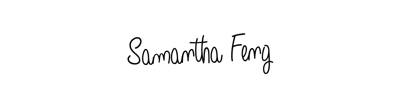 How to make Samantha Feng signature? Angelique-Rose-font-FFP is a professional autograph style. Create handwritten signature for Samantha Feng name. Samantha Feng signature style 5 images and pictures png