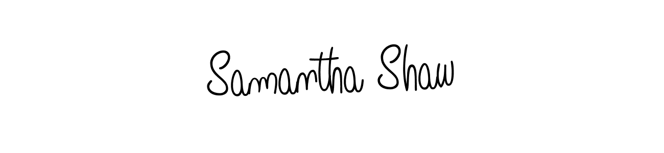 Make a beautiful signature design for name Samantha Shaw. Use this online signature maker to create a handwritten signature for free. Samantha Shaw signature style 5 images and pictures png