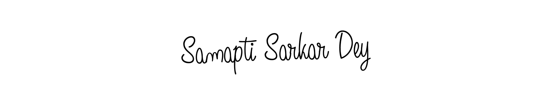 Design your own signature with our free online signature maker. With this signature software, you can create a handwritten (Angelique-Rose-font-FFP) signature for name Samapti Sarkar Dey. Samapti Sarkar Dey signature style 5 images and pictures png