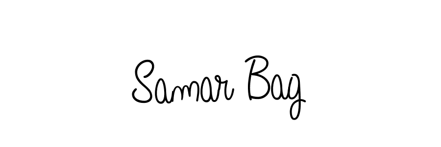 Also You can easily find your signature by using the search form. We will create Samar Bag name handwritten signature images for you free of cost using Angelique-Rose-font-FFP sign style. Samar Bag signature style 5 images and pictures png