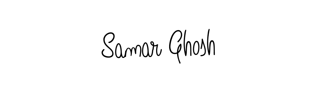 Create a beautiful signature design for name Samar Ghosh. With this signature (Angelique-Rose-font-FFP) fonts, you can make a handwritten signature for free. Samar Ghosh signature style 5 images and pictures png