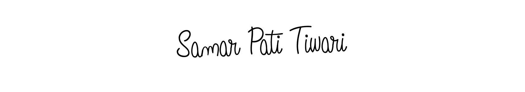 Make a beautiful signature design for name Samar Pati Tiwari. Use this online signature maker to create a handwritten signature for free. Samar Pati Tiwari signature style 5 images and pictures png