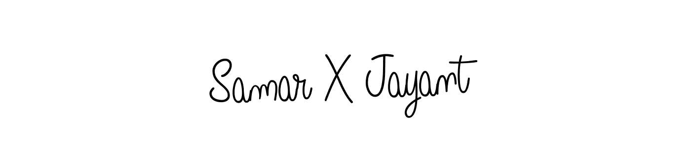 Here are the top 10 professional signature styles for the name Samar X Jayant. These are the best autograph styles you can use for your name. Samar X Jayant signature style 5 images and pictures png