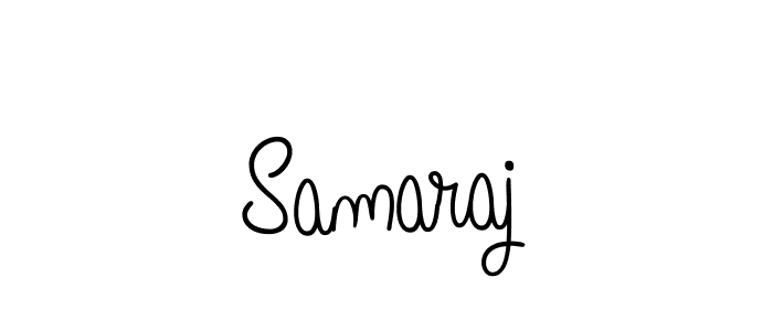 You should practise on your own different ways (Angelique-Rose-font-FFP) to write your name (Samaraj) in signature. don't let someone else do it for you. Samaraj signature style 5 images and pictures png