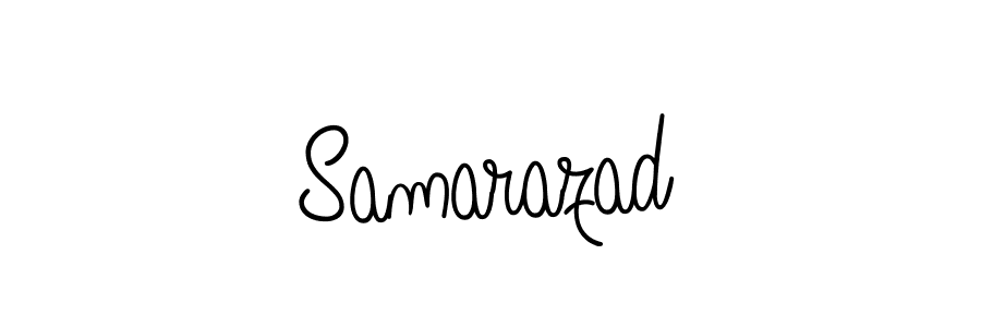 Create a beautiful signature design for name Samarazad. With this signature (Angelique-Rose-font-FFP) fonts, you can make a handwritten signature for free. Samarazad signature style 5 images and pictures png