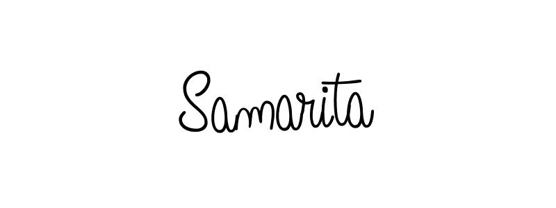 Use a signature maker to create a handwritten signature online. With this signature software, you can design (Angelique-Rose-font-FFP) your own signature for name Samarita. Samarita signature style 5 images and pictures png