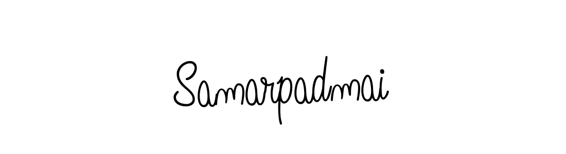 Create a beautiful signature design for name Samarpadmai. With this signature (Angelique-Rose-font-FFP) fonts, you can make a handwritten signature for free. Samarpadmai signature style 5 images and pictures png