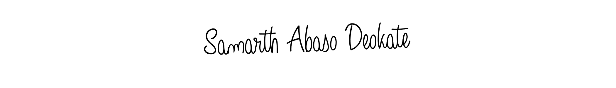 Make a beautiful signature design for name Samarth Abaso Deokate. Use this online signature maker to create a handwritten signature for free. Samarth Abaso Deokate signature style 5 images and pictures png