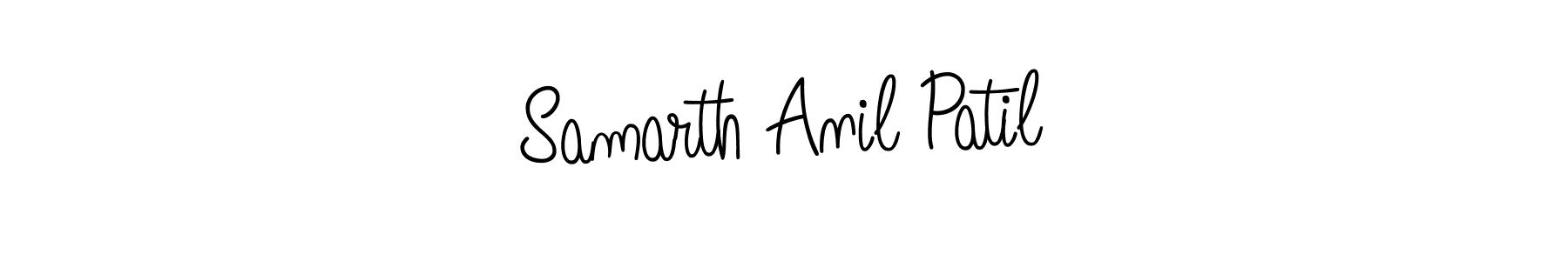 This is the best signature style for the Samarth Anil Patil name. Also you like these signature font (Angelique-Rose-font-FFP). Mix name signature. Samarth Anil Patil signature style 5 images and pictures png