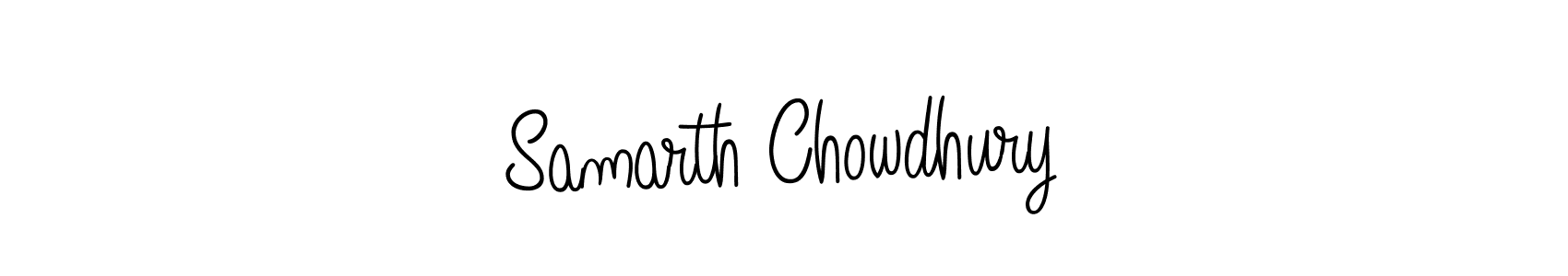 The best way (Angelique-Rose-font-FFP) to make a short signature is to pick only two or three words in your name. The name Samarth Chowdhury include a total of six letters. For converting this name. Samarth Chowdhury signature style 5 images and pictures png