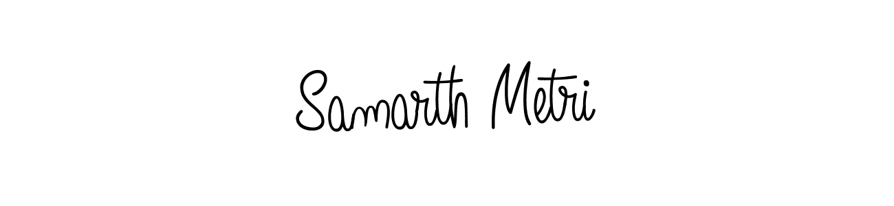 Samarth Metri stylish signature style. Best Handwritten Sign (Angelique-Rose-font-FFP) for my name. Handwritten Signature Collection Ideas for my name Samarth Metri. Samarth Metri signature style 5 images and pictures png