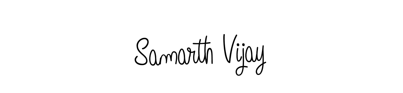 Design your own signature with our free online signature maker. With this signature software, you can create a handwritten (Angelique-Rose-font-FFP) signature for name Samarth Vijay. Samarth Vijay signature style 5 images and pictures png