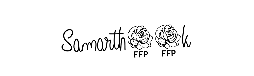 You should practise on your own different ways (Angelique-Rose-font-FFP) to write your name (Samarth96k) in signature. don't let someone else do it for you. Samarth96k signature style 5 images and pictures png