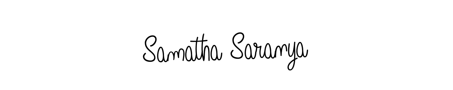 This is the best signature style for the Samatha Saranya name. Also you like these signature font (Angelique-Rose-font-FFP). Mix name signature. Samatha Saranya signature style 5 images and pictures png