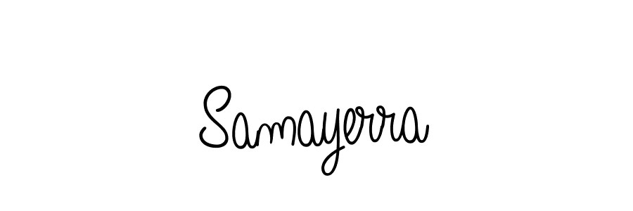 Once you've used our free online signature maker to create your best signature Angelique-Rose-font-FFP style, it's time to enjoy all of the benefits that Samayerra name signing documents. Samayerra signature style 5 images and pictures png