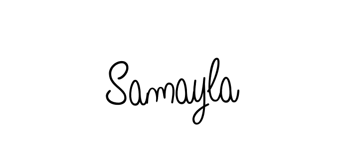 Best and Professional Signature Style for Samayla. Angelique-Rose-font-FFP Best Signature Style Collection. Samayla signature style 5 images and pictures png