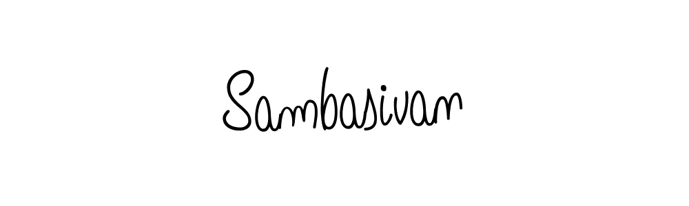 You should practise on your own different ways (Angelique-Rose-font-FFP) to write your name (Sambasivan) in signature. don't let someone else do it for you. Sambasivan signature style 5 images and pictures png