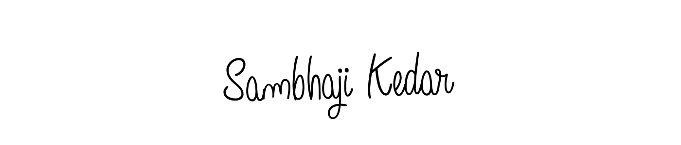 How to make Sambhaji Kedar name signature. Use Angelique-Rose-font-FFP style for creating short signs online. This is the latest handwritten sign. Sambhaji Kedar signature style 5 images and pictures png