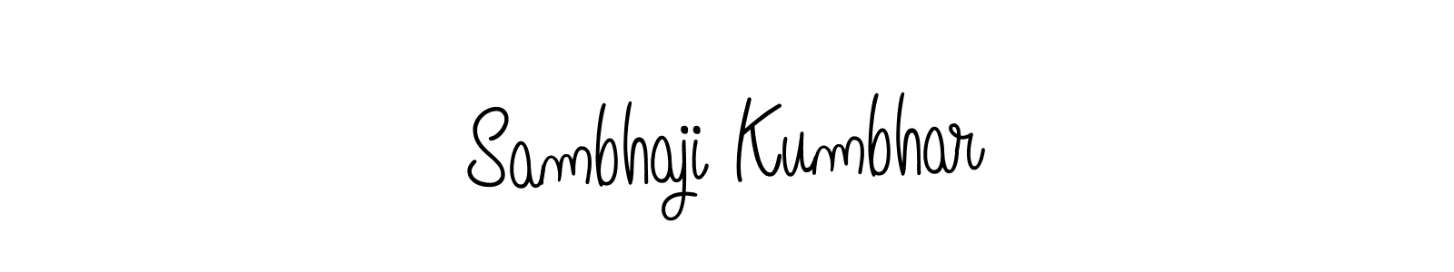 Use a signature maker to create a handwritten signature online. With this signature software, you can design (Angelique-Rose-font-FFP) your own signature for name Sambhaji Kumbhar. Sambhaji Kumbhar signature style 5 images and pictures png