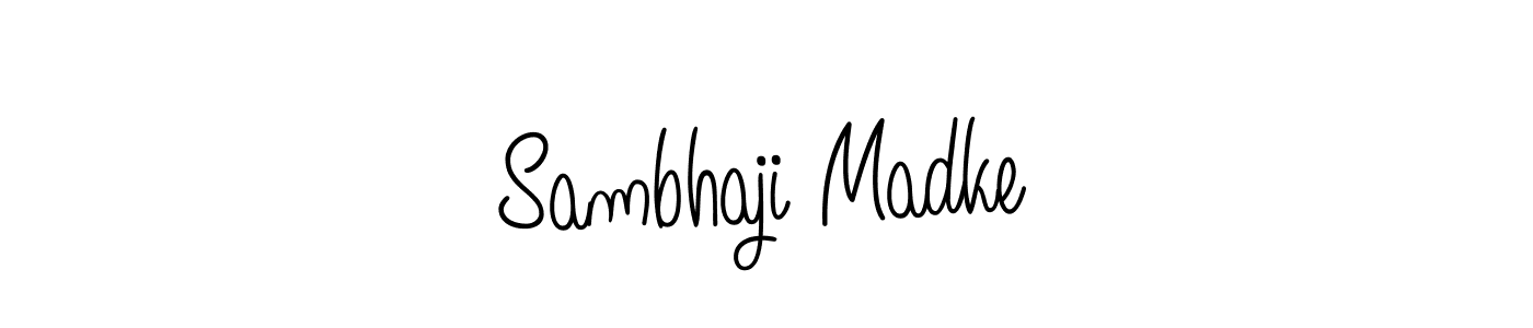 Also You can easily find your signature by using the search form. We will create Sambhaji Madke name handwritten signature images for you free of cost using Angelique-Rose-font-FFP sign style. Sambhaji Madke signature style 5 images and pictures png