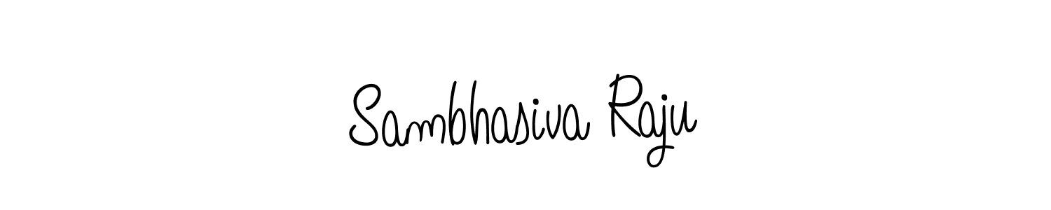 Also we have Sambhasiva Raju name is the best signature style. Create professional handwritten signature collection using Angelique-Rose-font-FFP autograph style. Sambhasiva Raju signature style 5 images and pictures png