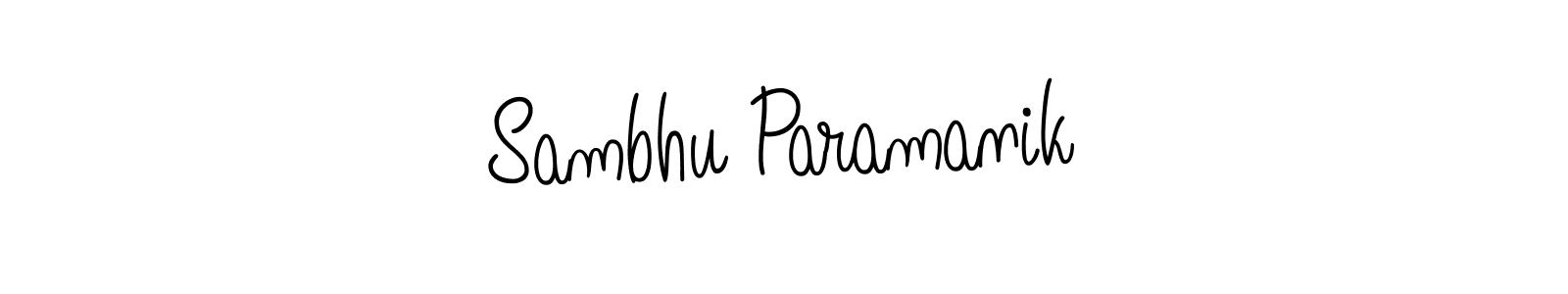 Create a beautiful signature design for name Sambhu Paramanik. With this signature (Angelique-Rose-font-FFP) fonts, you can make a handwritten signature for free. Sambhu Paramanik signature style 5 images and pictures png