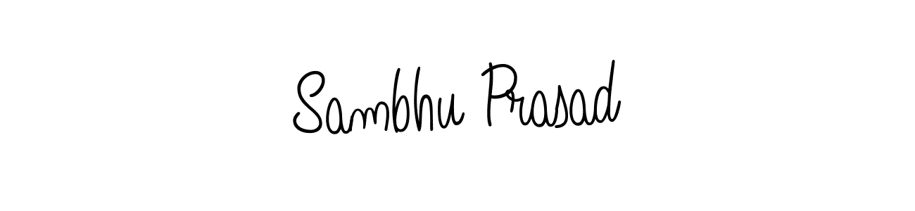 Create a beautiful signature design for name Sambhu Prasad. With this signature (Angelique-Rose-font-FFP) fonts, you can make a handwritten signature for free. Sambhu Prasad signature style 5 images and pictures png