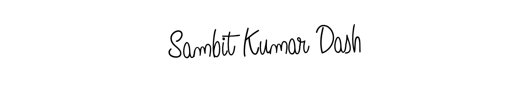 Create a beautiful signature design for name Sambit Kumar Dash. With this signature (Angelique-Rose-font-FFP) fonts, you can make a handwritten signature for free. Sambit Kumar Dash signature style 5 images and pictures png