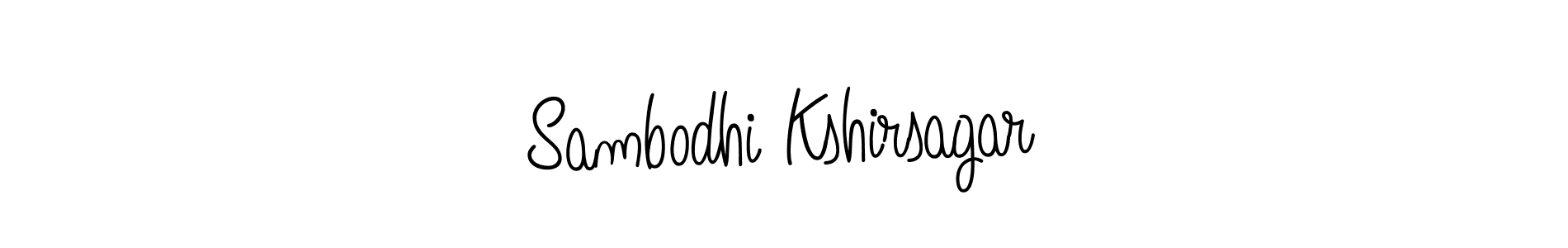 Create a beautiful signature design for name Sambodhi Kshirsagar. With this signature (Angelique-Rose-font-FFP) fonts, you can make a handwritten signature for free. Sambodhi Kshirsagar signature style 5 images and pictures png