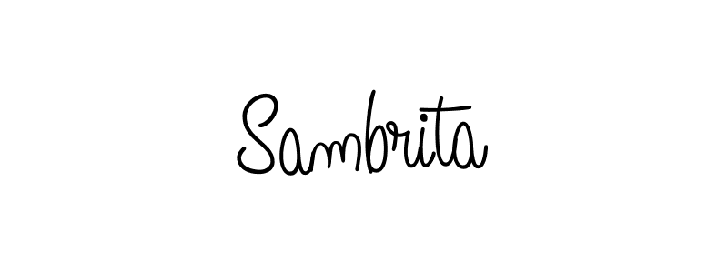 if you are searching for the best signature style for your name Sambrita. so please give up your signature search. here we have designed multiple signature styles  using Angelique-Rose-font-FFP. Sambrita signature style 5 images and pictures png