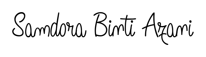 Make a short Samdora Binti Azani signature style. Manage your documents anywhere anytime using Angelique-Rose-font-FFP. Create and add eSignatures, submit forms, share and send files easily. Samdora Binti Azani signature style 5 images and pictures png