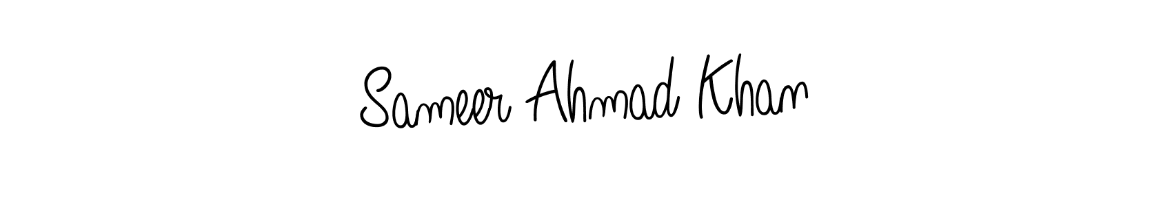 Also we have Sameer Ahmad Khan name is the best signature style. Create professional handwritten signature collection using Angelique-Rose-font-FFP autograph style. Sameer Ahmad Khan signature style 5 images and pictures png