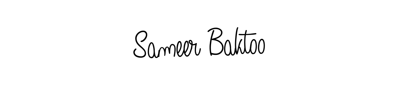 Best and Professional Signature Style for Sameer Baktoo. Angelique-Rose-font-FFP Best Signature Style Collection. Sameer Baktoo signature style 5 images and pictures png