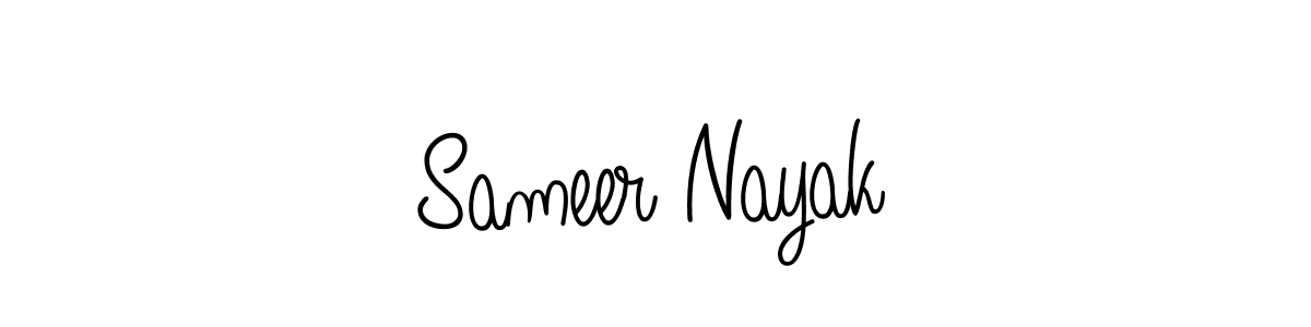 Make a short Sameer Nayak signature style. Manage your documents anywhere anytime using Angelique-Rose-font-FFP. Create and add eSignatures, submit forms, share and send files easily. Sameer Nayak signature style 5 images and pictures png