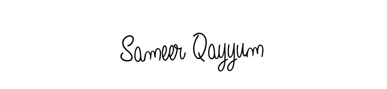 Once you've used our free online signature maker to create your best signature Angelique-Rose-font-FFP style, it's time to enjoy all of the benefits that Sameer Qayyum name signing documents. Sameer Qayyum signature style 5 images and pictures png