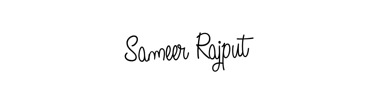 if you are searching for the best signature style for your name Sameer Rajput. so please give up your signature search. here we have designed multiple signature styles  using Angelique-Rose-font-FFP. Sameer Rajput signature style 5 images and pictures png